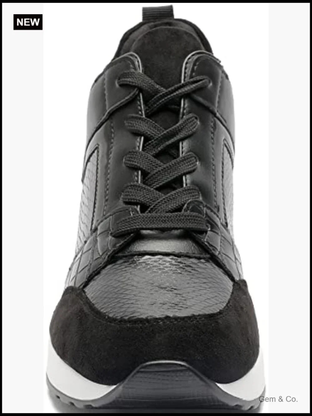 Wedge Sneaker High Heel Lace Up Platform Sneakers
